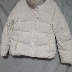 GAP ギャップ ジャンパー M ダウンジャケット白 上着 ジッ...