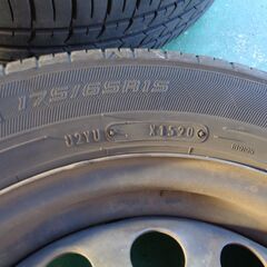 ☆トヨタのアクアの夏タイヤとホイールの4本セットです。！の画像