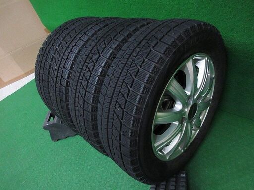 BALMINUM 13インチアルミ／BLIZZAK VRX  スタッドレス 4本（溝有）