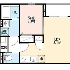 ✨敷金/礼金0円 ✨ 初期安物件💥保証人不要・ 金融ブラック・水商売・無職OK😄 東武伊勢崎・大師線 蒲生駅 徒歩9分❗️越谷市大字蒲生 ３８３０－６  ❗️JT47991 - 越谷市