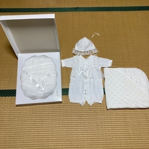赤ちゃん初参り、お食い初め(百日祝い)ケープ等セット