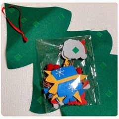 ꒰未使用꒱壁掛け クリスマスツリー夢可愛い 赤ちゃんからお年寄りまでOK安心素材の画像