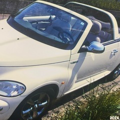 平成16年7月初期登録　クライスラーPTリミテッド内装白本革 　 カブリオレ車検済　左ハンドル車検済み！
 　 　　の画像
