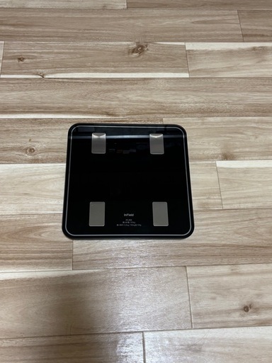INFIELD体重計 AI×体組成計　スマホ連動 ブラック