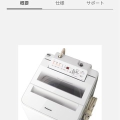 【Panasonic】縦型全自動洗濯機（2019年製）