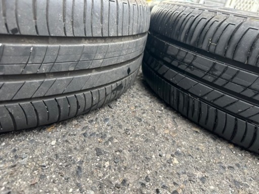 【愛知県】トヨタ 新型プリウス 純正 19インチ アルミホイール タイヤ 60 6.5J +40 PCD114.3 5穴 4本セット エコピア EP510 195/50R19 23年製