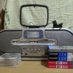 Panasonic MD/CDラジカセ RX-MDX77【動作品】