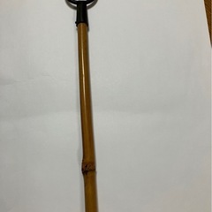 【茶室掛軸用】茶道具 矢筈竹製 全長95㎝の画像