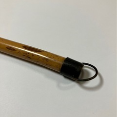 【茶室掛軸用】茶道具 矢筈竹製 全長95㎝の画像