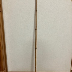 【茶室掛軸用】茶道具 矢筈竹製 全長95㎝の画像