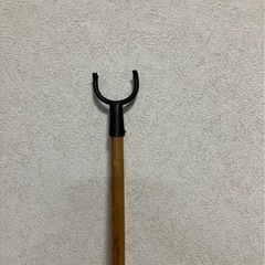 【茶室掛軸用】茶道具 矢筈竹製 全長95㎝の画像
