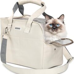 新品、ペットキャリーバック　マット付き　旅行、通院、防災、避難用...