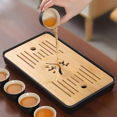 中国茶器　茶盤の画像