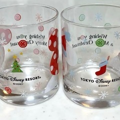 ディズニー⭐︎クリスマスグラスセットの画像