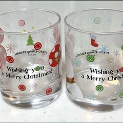 ディズニー⭐︎クリスマスグラスセットの画像