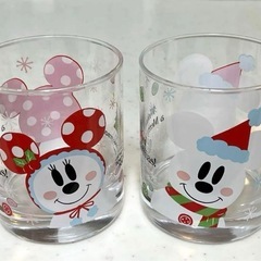 ディズニー⭐︎クリスマスグラスセット