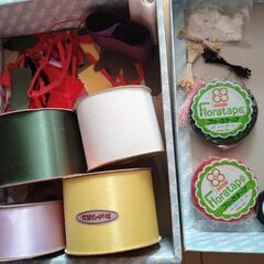 リボン 小物 装飾用 花束用 中古 手芸用品