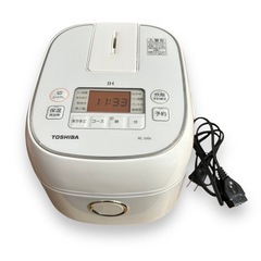 美品】TOSHIBA 東芝 IHジャー炊飯器 RC-5XN 3合炊き2020年製