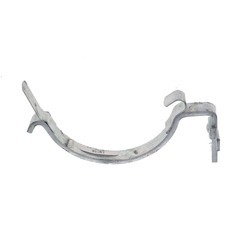 雨樋固定金具☆コメリ　正面打　先曲１０５幅　出幅３０ｍｍ　ドブメッキ
