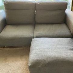 2．5人がけソファ + オットマン　無印良品　美品の画像