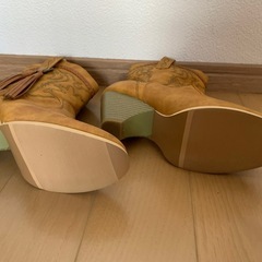 未使用　ブーツ　の画像
