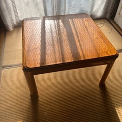 こたつ　茶色　ローテーブル　
