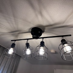 引っ掛けシーリング用ライト　LED電球付の画像