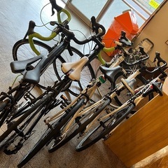 在庫整理　まとめ売り　整備前現状販売　ロードバイクの画像