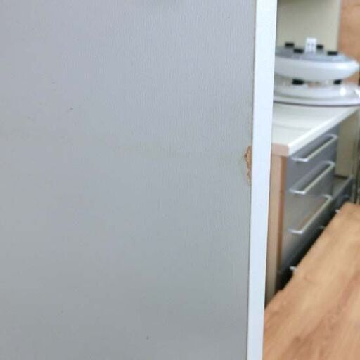 レンジボード ホワイト 白 大容量 白木調 エナメル 鏡面 幅約100cm  ニトリ ソレル 100KB 大型 札幌 西野店