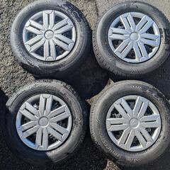 アトレーバン　新車外し　スチールタイヤ４本セット　ハイゼット等