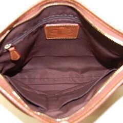 COACH ショルダーバッグ 幅30×奥行4.5×高さ25.5cm F34938 PVC×レザー シグネチャー ブラウン系 コーチ 札幌市 清田区 平岡の画像
