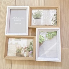 新品✨️ 写真立て フォトフレーム 4枚 木目調 おしゃれ