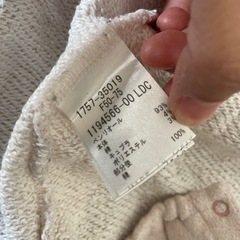 Bebe75サイズ女児の画像