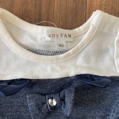 anyFAM猫耳ワンピース90の画像