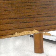 家具調こたつ 120×80cm 高さ36～41cm YKL-1202S 2015年製 長方形 ブラウン コタツ ユアサ ☆ 札幌市 北区 屯の画像