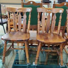 【愛品倶楽部柏店】KOIZUMI (コイズミ) ダイニングチェア4脚セット ウィンザーチェアの画像