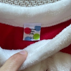 サンタさんコスチューム　90cmの画像
