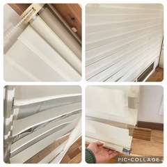 イルシオ 遮光 ロールカーテン 汚れ破れ あり 現状お渡し  　の画像