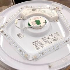 札幌 東区 ニトリ LEDシーリングライト 6畳用 2023年製 ライトブラウン YP001LBR6J 幅48×奥行48×高さ8.6cm リモコン付き 多段階調整 部屋 家電 家具 照明機器 天井  の画像