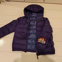 キッズ服　男の子 サイズ１２０　ダウンジャンパー１点（紺色）の画像