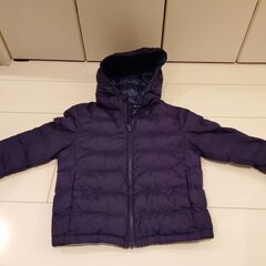 キッズ服　男の子 サイズ１２０　ダウンジャンパー１点（紺色）の画像