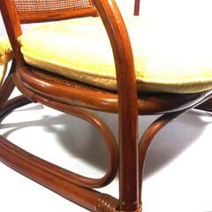 ◎ ～【冬セール】 Winter Sale　12月14日まで～ 藤 ラタン 座椅子 椅子 イス チェア ロータイプ ローチェア 1人掛け の画像
