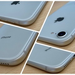 iPhone8  64GB SIMフリー Silver シルバー ホワイトの画像