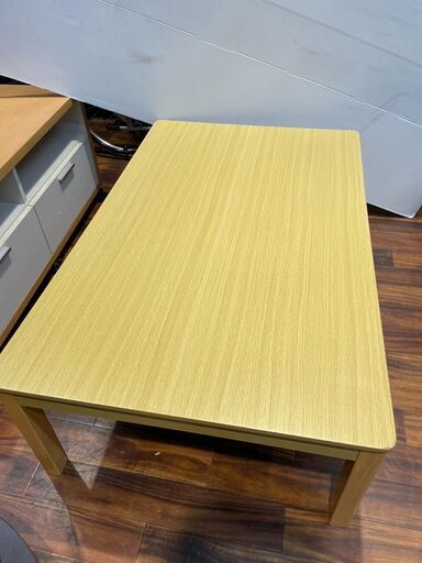 NITORIニトリ長方形こたつ ポップ LBR MSU-501H電源コード付き　1200X750X390　コタツ　ポップ　120　LBR