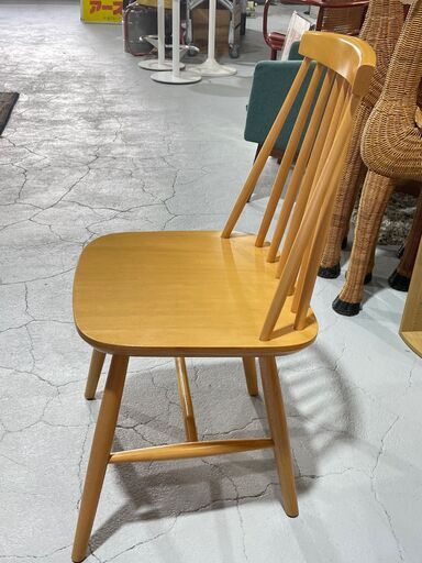 商談中　②★ACTUS アクタス★ ダイニングチェア 木製 W45cm ナチュラル シンプル オシャレ キッチン 書斎