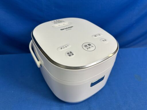 【動作保証あり】SHARP シャープ 2023年 KS-CF05B-W 3合炊き マイコン炊飯器【管理KRK1011】