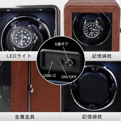 手巻き、自動巻き時計の巻き上げ機の画像