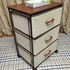 【決定】キャスター付チェスト　木製天板