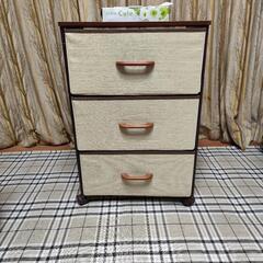 【決定】キャスター付チェスト　木製天板の画像