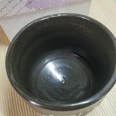 抹茶椀　織部　不老園　金松造の画像
